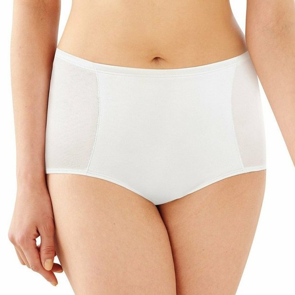 Bali Women's One Smooth U Simply Smooth Brief Underwear - Size X-Large - White - Picture 1 of 1